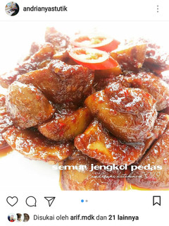 Foto resep Semur jengkol pedas