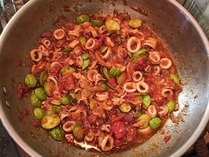 Easy Steps Prepare Recipes Sambel Cumi Pete the Can Spoil the Tongue Delicious.