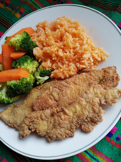 Una foto de Pescado frito