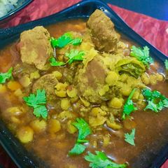 3 spices Channey ki daal gosht A picture of 3 spices Channey ki daal gosht.