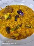 Arroz meloso de llanegas negras, costillas 😋 y solomillo de cerdo