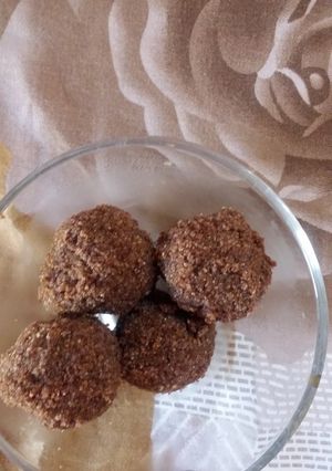 A picture of Absolutely glutenfree guiltfree Raagi n Baazra churma laddu.