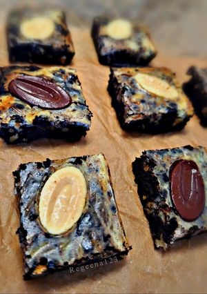 Foto resep BROWN BUTTER Espresso Chewy cheese Brownies