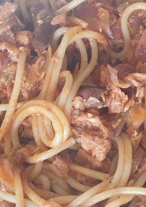 Φωτογραφία της συνταγής Σπαγγέτι ολικής με τόνο