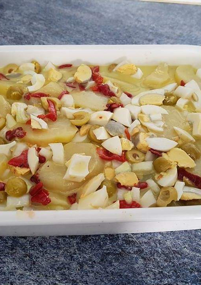 Una foto de Patatas a la vinagreta
