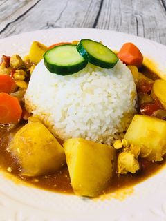 咖哩飯 的食譜成品照片