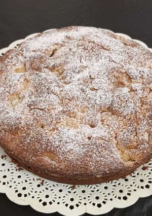 Una foto de Torta de Manzana🍎 15 cucharadas (sin manteca) (Apto 👶 niños a partir de los 2 años)