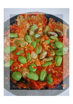 Foto resep Tempe penyet pete