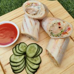 A picture of Malai Tikka Shawarma Roll 🌯🌯.