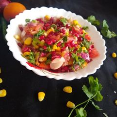 A picture of Sweet corn bhel.
