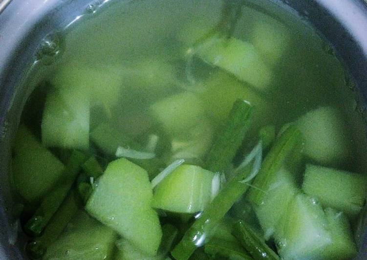 Sayur Bening Kacang Panjang Labu Siam