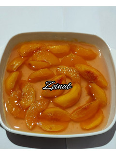 عکسی از دستور کمپوت هلو