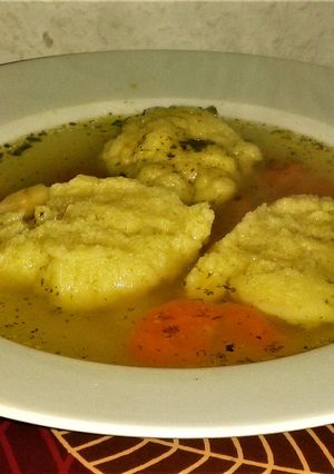 Grízgaluska🍲Daragaluska leves recept fotója