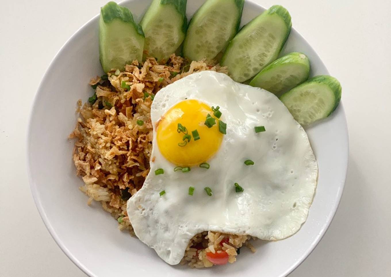 Nasi goreng teri sehat