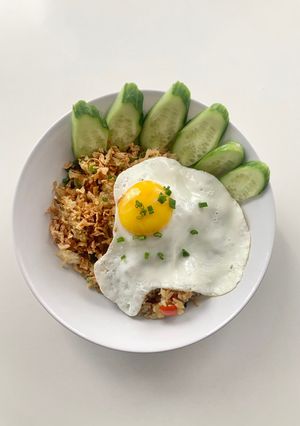 Foto resep Nasi goreng teri sehat