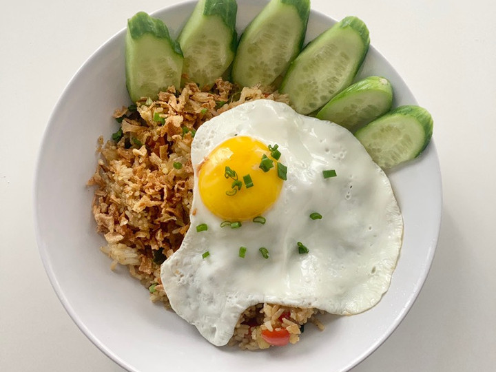 Standar Bagaimana cara bikin Nasi goreng teri sehat  sedap