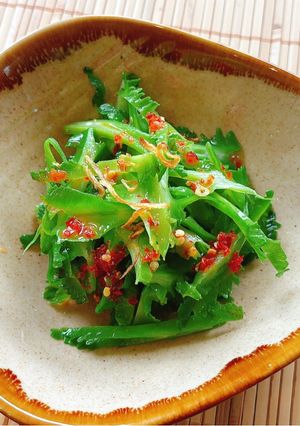 Hình của món Gỏi Đậu Rồng.