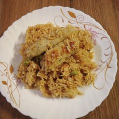 A picture of Mutton Seekh Pulao.