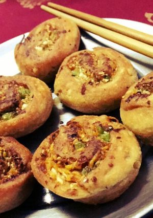 आटा वेज रोल टिक्की (aata veg roll tikki recipe in hindi) रेसिपी मुख्य फोटो