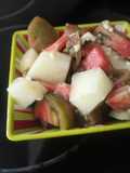 Ensalada de tomate y melón
