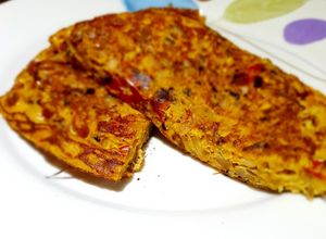 Una foto de Tortilla de repollo