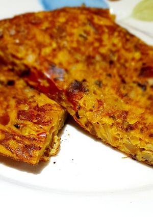 Una foto de Tortilla de repollo
