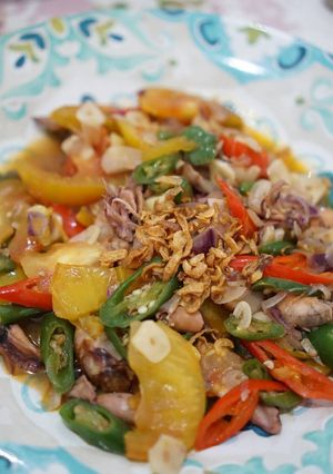 Foto resep Cumi asin cabe ijo