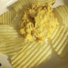 A picture of New Years Eve Chicken Dip.
