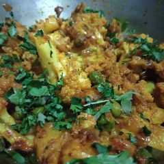 A picture of Peas with gobhi.