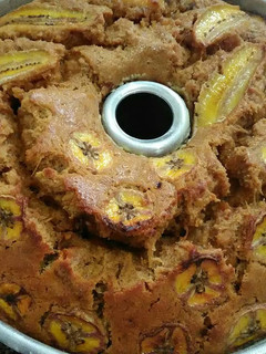 Foto resep Cinnamon (over ripe) banana cake