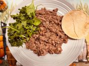 Una foto de carne barbacoa