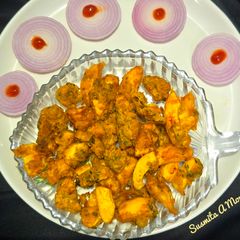 A picture of Quick egg pakora.