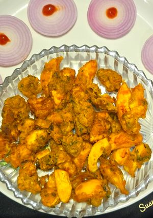 A picture of Quick egg pakora.