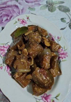 Foto resep Oseng terong ikan asin