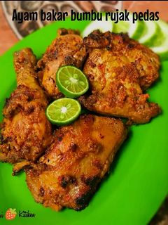 Foto resep Ayam bakar bumbu rujak