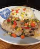 Tutos de pollo escabechados