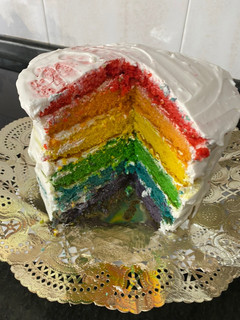Una foto de Tarta Arco Iris 🌈 Thermomix