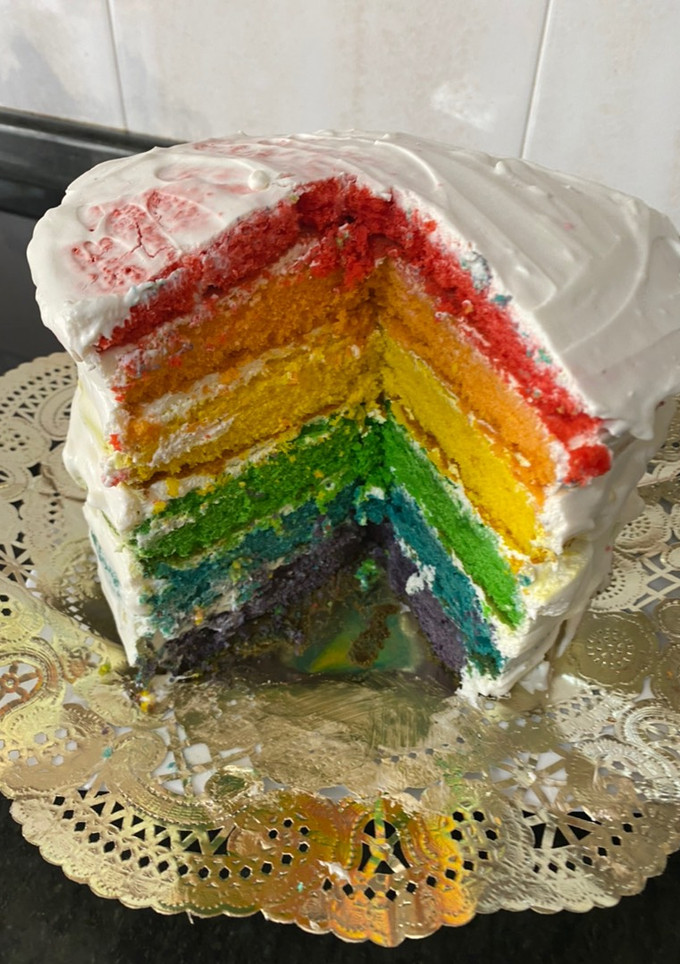 Una foto de Tarta Arco Iris 🌈 Thermomix