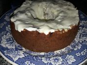 Una foto de budin de peras sin harina