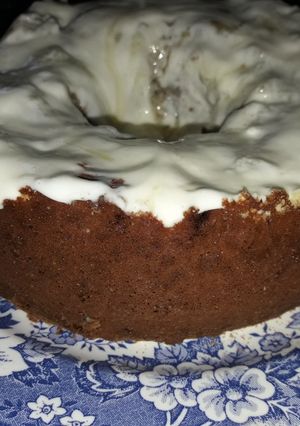 Una foto de Budín de banana y pera súper húmedo (sin harina)