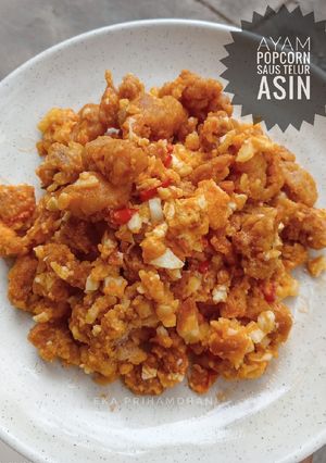 Foto resep Ayam PopCorn Saus Telur Asin