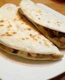 Quesadillas de pollo y champiñones