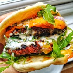 A picture of The Ultimate Indian Spiced Burgers.