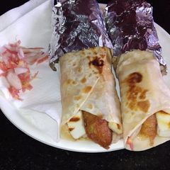 A picture of Grilled paneer kabab frankie.