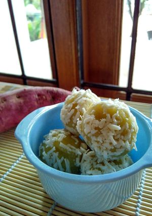 Foto resep Bola-bola ubi manis (MPASI)