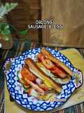 OBLONG SAUSAGES & EGG