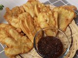 Pisang goreng + sambal roa = yummy