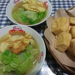 รูปของ Sawi putih kuah telur