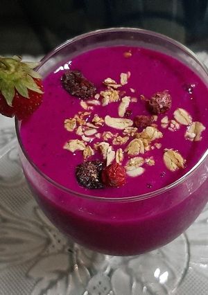 Foto resep Dragon Fruit Smoothie
