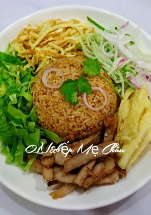 Hình của món Cơm chiên mắm ruốc kiểu Thái.